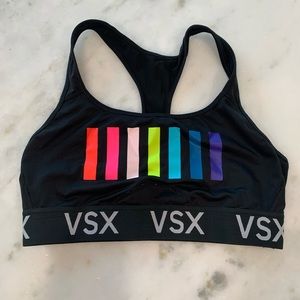 VSX Black Sports Bra
